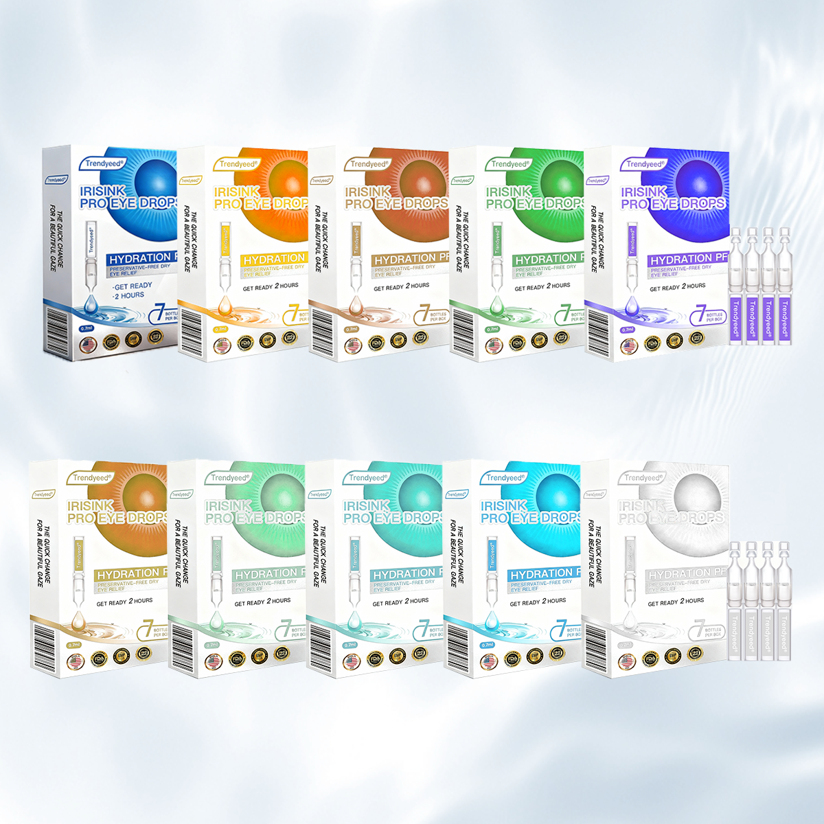 Trendyeed® Pro Formula Eye Drops: Fortgeschrittene Farbtransformation & Augenpflege