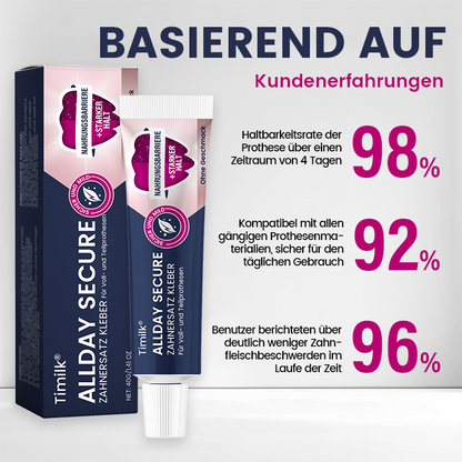 Timilk® AllDay Secure Zahnersatz Kleber