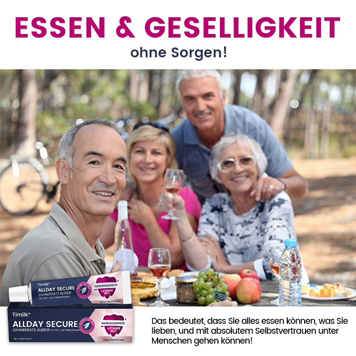 Timilk® AllDay Secure Zahnersatz Kleber