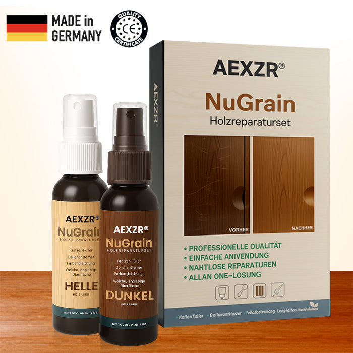 AEXZR® NuGrain Holzreparatur-Set🪵 – Echte 3D-Reparatur in 60 Sekunden