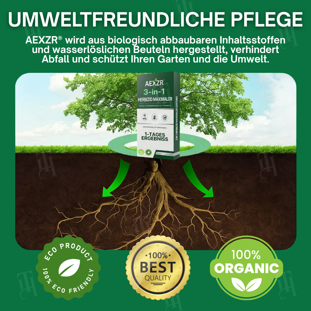 AEXZR® 3 in 1 Herbizid Maximaler Leistung – 24h sichtbare Ergebnisse⚡️