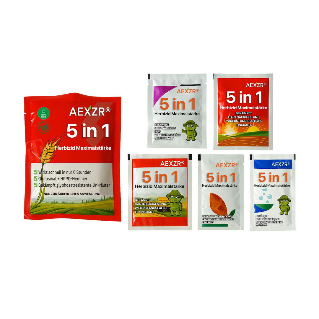 AEXZR® 5 in 1 Herbizid Maximalstärke⚡ Sichtbare Ergebnisse in 6 Std | Haustiersicher 🛡️