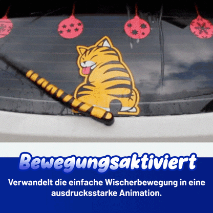 😊Offizieller Shop | AEXZR® Auto-Heckwischer – Charmanter Schwanzwedel-Aufklebe